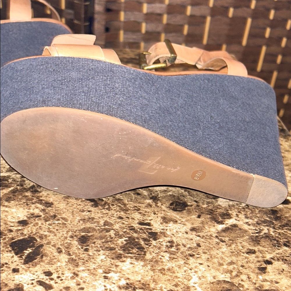 KALISTOGO 7 For All Mankind Elegant Tan Women's Sandals 8.5M - Picture 12 of 16